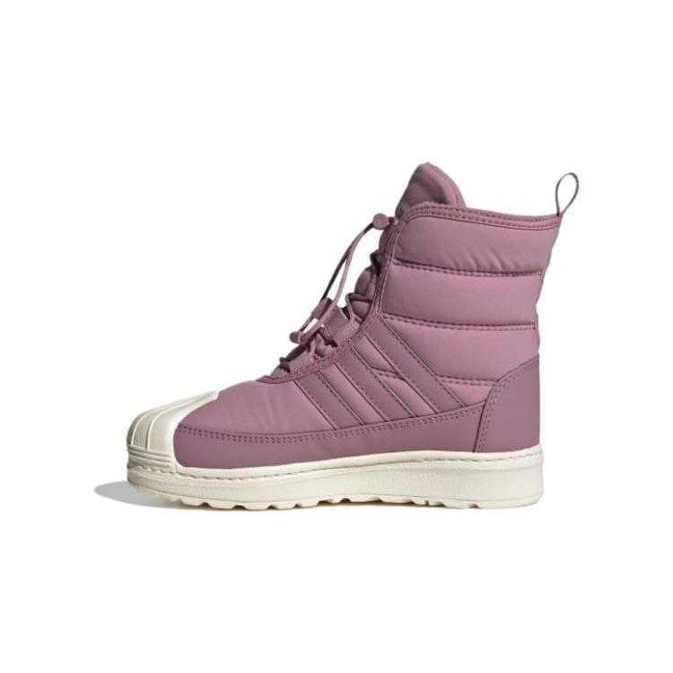 adidas Оригиналы SUPERSTAR 360 2.0 Амортизация Устойчивые к истиранию Термостойкие Высокие Детская Повседневная Обувь Орхидея Фиолетовый ID9726