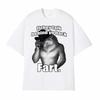 Camisetas Men Mens Clothing T Shirt Homme Mens TShirt If They Talk Behind Yo Back Fart Wolf Literally Me Funny Meme Emo T-shirt