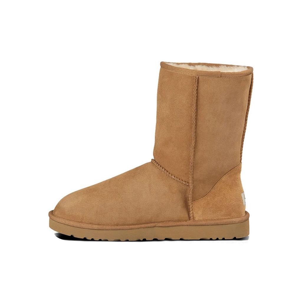 UGG Классические короткие каштановые мужские кроссовки коричневые 5800-CHE