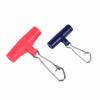10pcs Top Barb S/L Plastic Head Swivel With Hooked Fishing Sinker Slip Clip Hook Balance Clear Snap