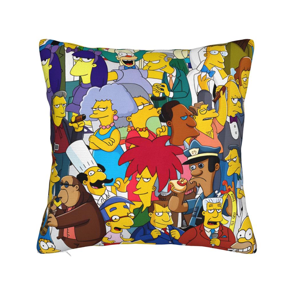 Marge SSimpsons Head Repeat Pattern Pillow Cover Funny Pillow Case For Sofa Home Decor Soft Pillowcases Gift Idea