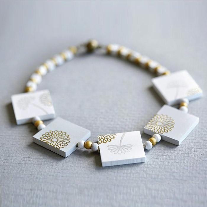 12 WOODEN SQUARE BEADS - 30X4.7 MM - JEWELRY