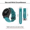 KALEBOL KLB-AWGJ-001 For Garmin Fenix 7X / 7X Pro Silicone Watch Band 26mm Concave Dot Wrist Strap