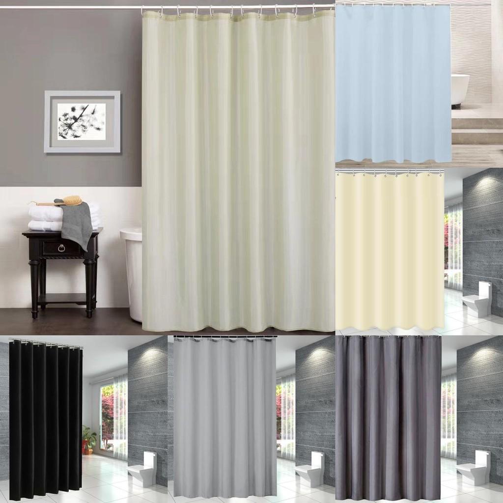 Водонепроницаемая полиэстеровая шторка для душа с современным дизайном, разделитель для ванной комнаты для семейной ванной