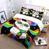 Cat, aliens, rainbow, stars. Bedding sets Duvet cover sets Duvet covers Pillowcases(1*Duvet Cover 2*Pillowcases without duvet insert)