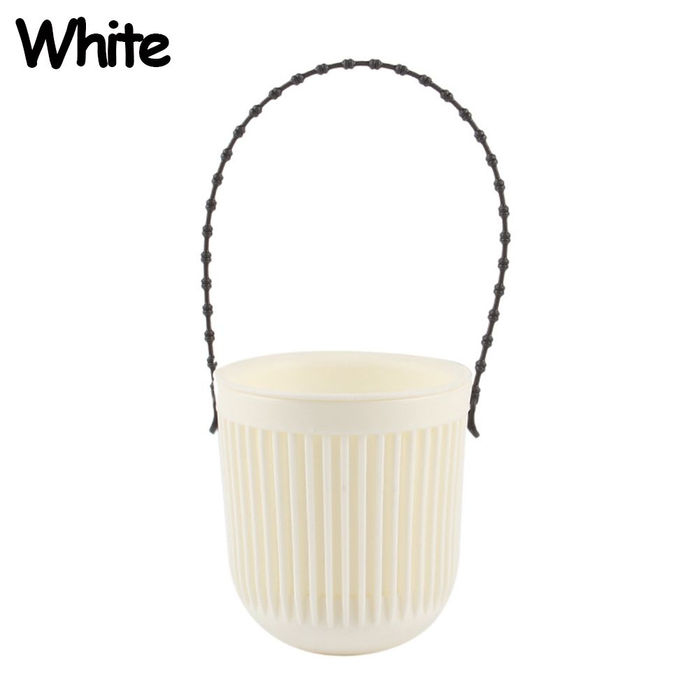 1 PC Colorful Planter Home Decor Hanging Flowerpot Double-layer Garden Pot Plants Holder