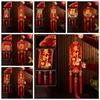 Chinese Style Spring Festival Door Decoration Traditional New Year Hanging Ornaments  Home