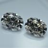 Moissanite 2 Pcs D Color 8x6 mm Oval Pair VVS1 Beautiful Certified Gemstone Lot