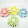 4pcs Daisy Flower Silicone Mold Scented Cup Candle Fragrant Plaster Ornament Molds Durable Easy to Demold for Home Decor Gifts