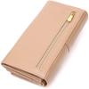 Практичный женский кошелек с большим количеством отделений из натуральной кожи Tony Bellucci Wallet 21959 Бежевый