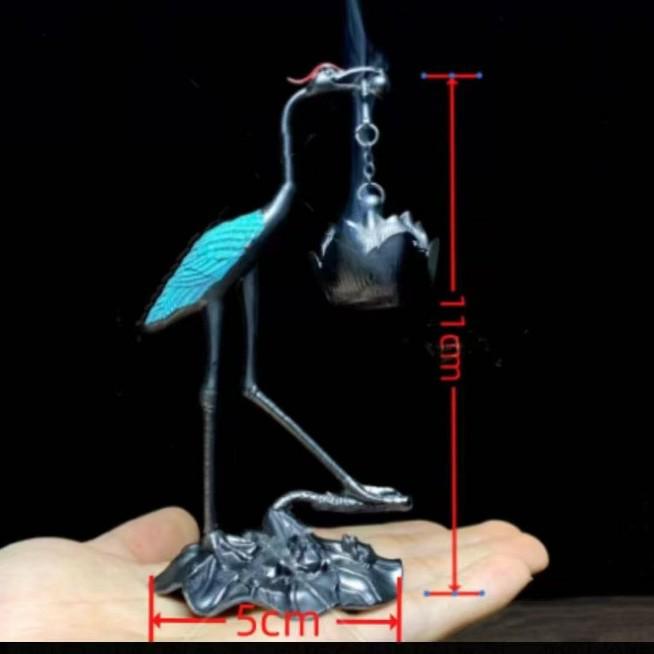 Креативная подвесная благовонница в виде журавля и лотоса - Дзен, чайная церемония, домашний декор.