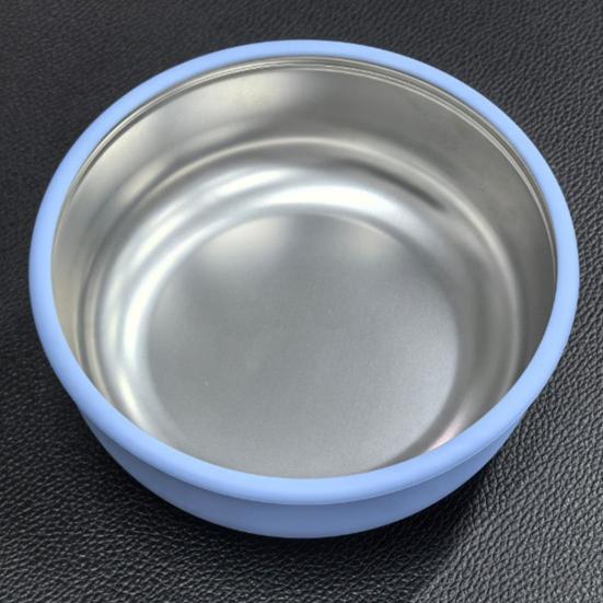 Stainless Steel Baby Bowls with Suction 2-in-1 Toddler Feeding Plates Heat-Resistant Spill-Proof Suction Bowls for Infant