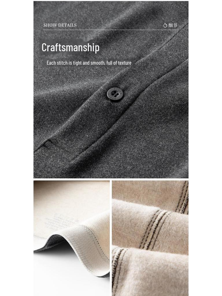 Мужские толстые бесшовные леггинсы из шелка и шерсти с бархатом на осень/зиму