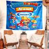 Personalized SuperZings Background Tapestry,Custom Name Birthday Party,Multifunctional Wall Decoration for Home Decor,Various Occasions