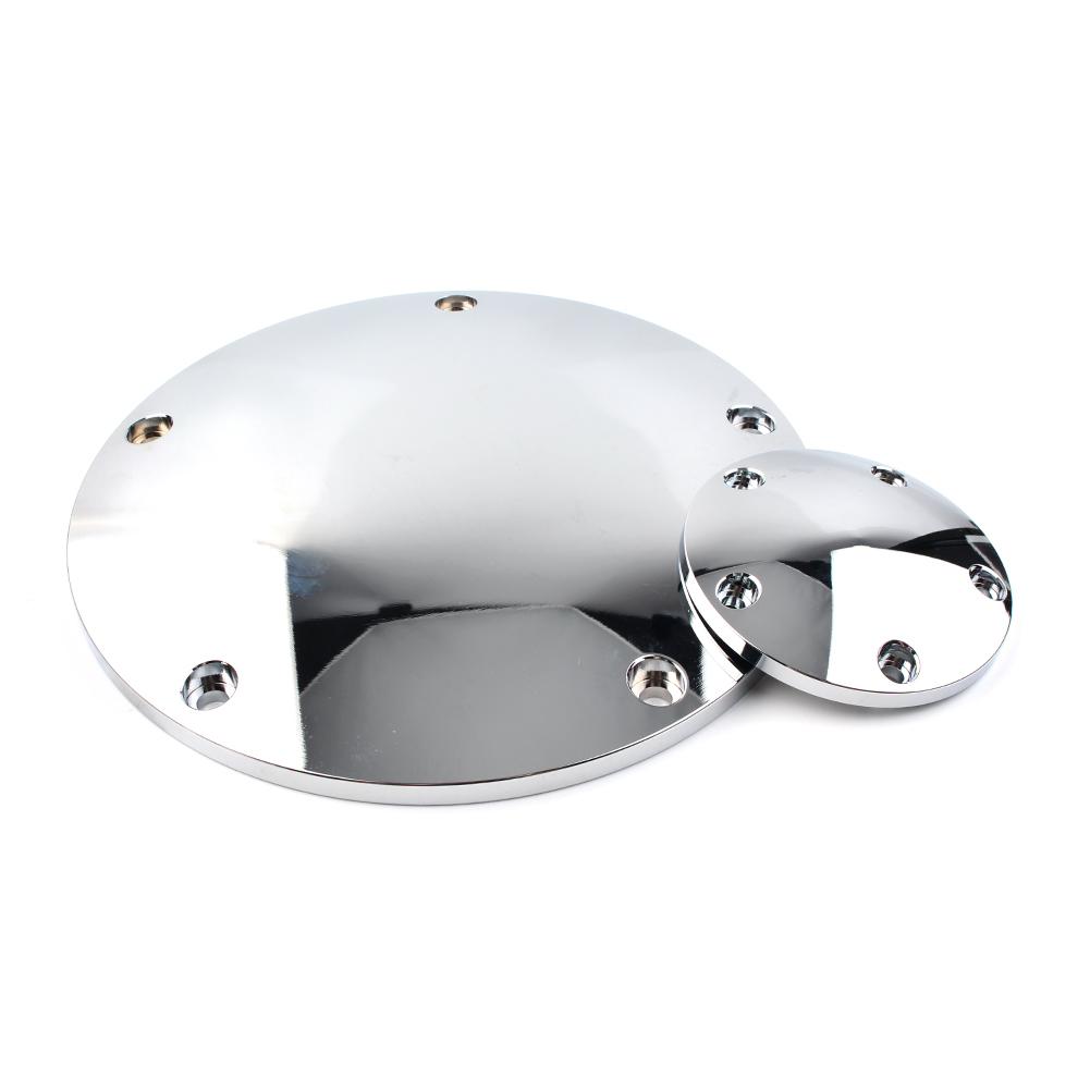5-Hole Smooth Domed Derby Timing Timer Cover for Harley Heritage Softail Road Glide Custom FLTRX & for '99-'17 Dyna