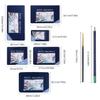 Watercolour Colouring Pencil Set with Brush Water-Soluble Coloured Pencils in Metal Case for Kid Adult Artist Coloring