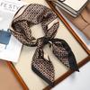 New simulated silk scarf square scarf women's fashion versatile high sense 71 square scarf spring and autumn decorative scarf scarf