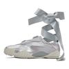 Puma Mostro Power & Grace Удобные Модные Балетки на шнуровке Скрипучие Низкие Повседневные Кроссовки Унисекс Повседневная Обувь Серебристый 399827-03