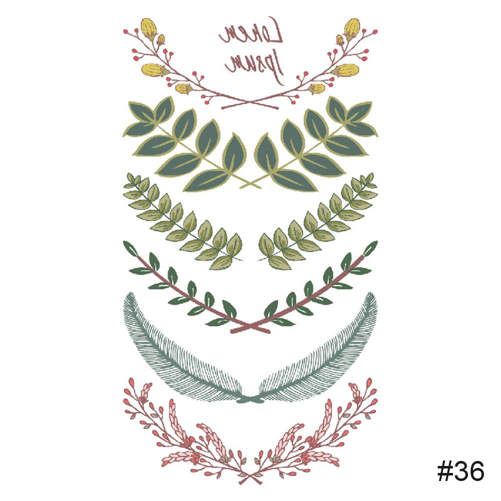 Temporary Small Fresh Tattoo Stickers Waterproof Long Lasting Tattoo Stickers Body Art Paste Painting Tattoo For Women Men