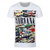 Футболка Nirvana Кассеты Группа Официальная Белая Новая