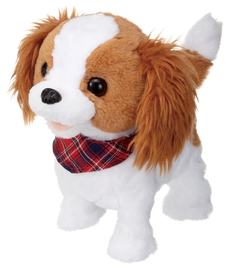 IWAYA Hug Touch Spoiled Spaniel Plush Toy with Touch and Cuddle Sleep and W160 X H2445 X D260mm & Battery-Operated Sensors, Function, Music, Sounds,