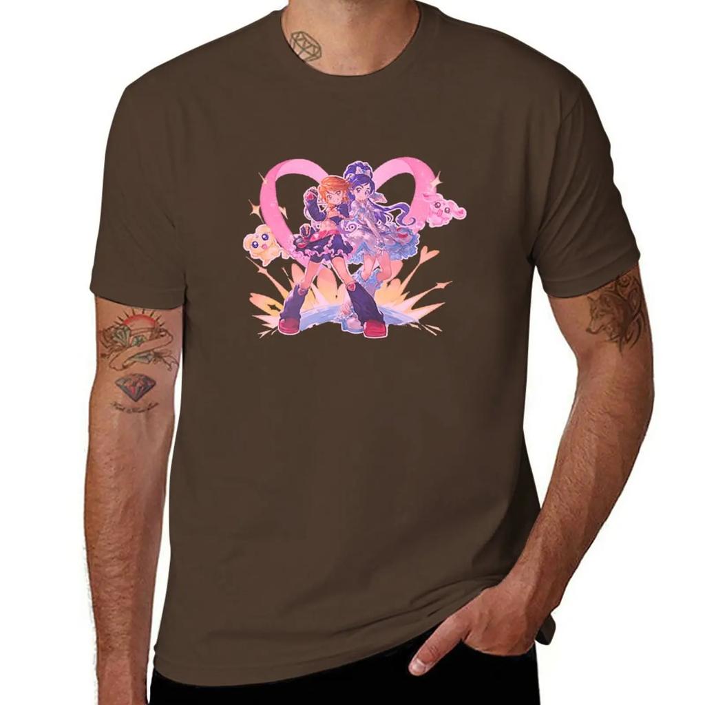 Новая футболка We are Pretty Cure тяжелая футболка смешная футболка одежда аниме Футболка футболки мужские