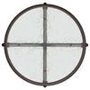 Garden Bistro Set 3 pcs Brown Steel