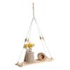 Woven Tapestry Exquisite Storage Cotton Rope Fashion Boho Decor Macrame Hanging Shelf for Living Room
