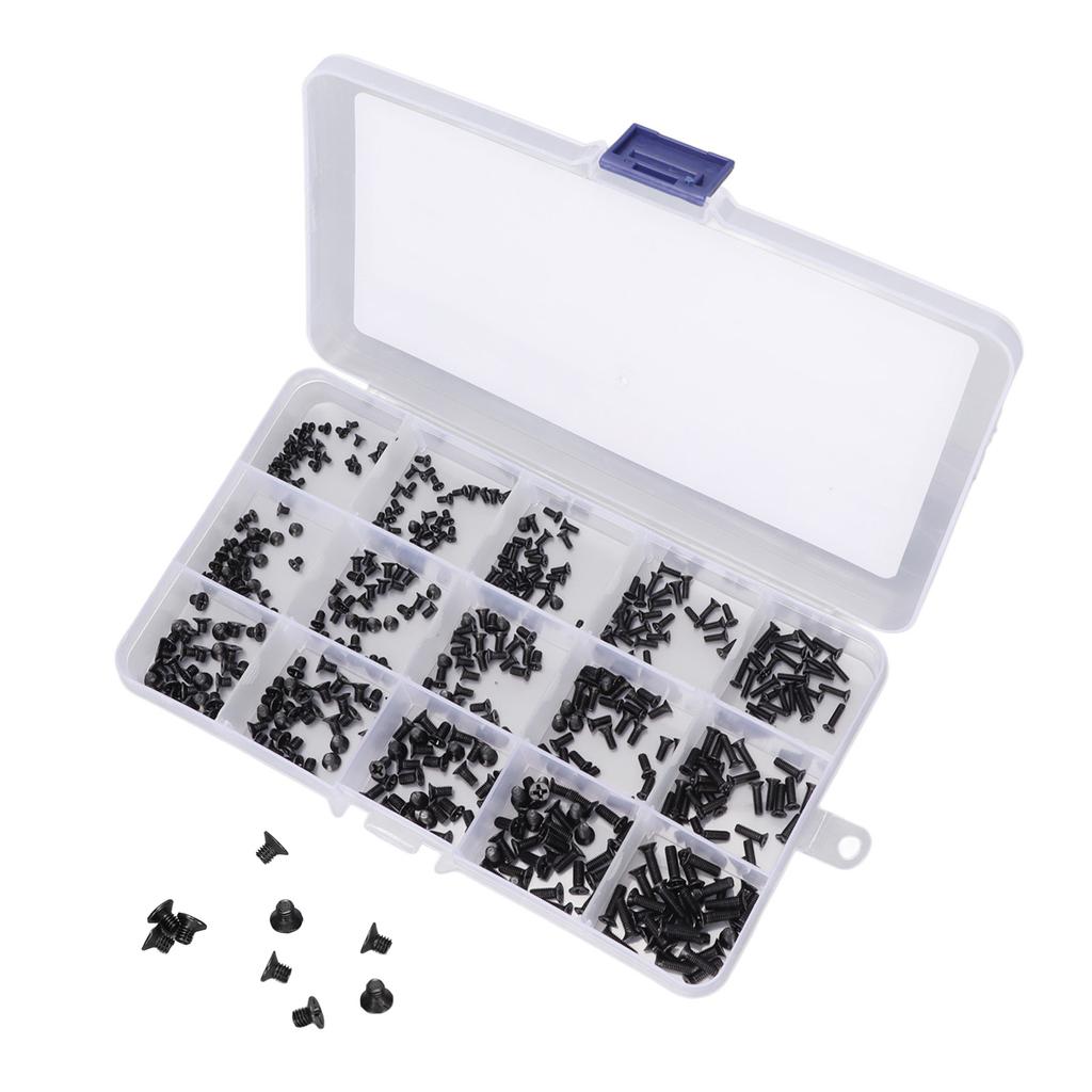 450 шт. винтов для ноутбука 15 типов портативный универсальный набор винтов для замены ноутбука из углеродистой стали