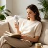 Portable Handheld Fan Foldable Cooling Fan Rechargeable Electric Fan For Backpacking Camping Hiking Fishing Outdoor Activities