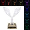 Настольная лампа Crystal Eagle, акриловая светодиодная RGB, беспроводная, сенсорное управление, перезаряжаемая, ночник Eagle Animal