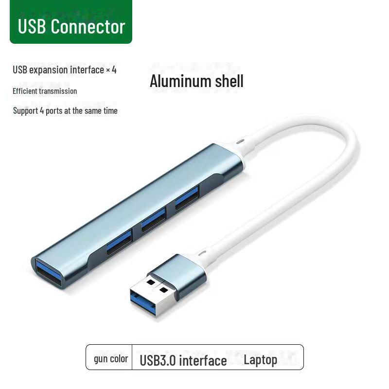 Концентратор Type-C - USB 3.0 для компьютера, телефона, мыши, клавиатуры и кард-ридера