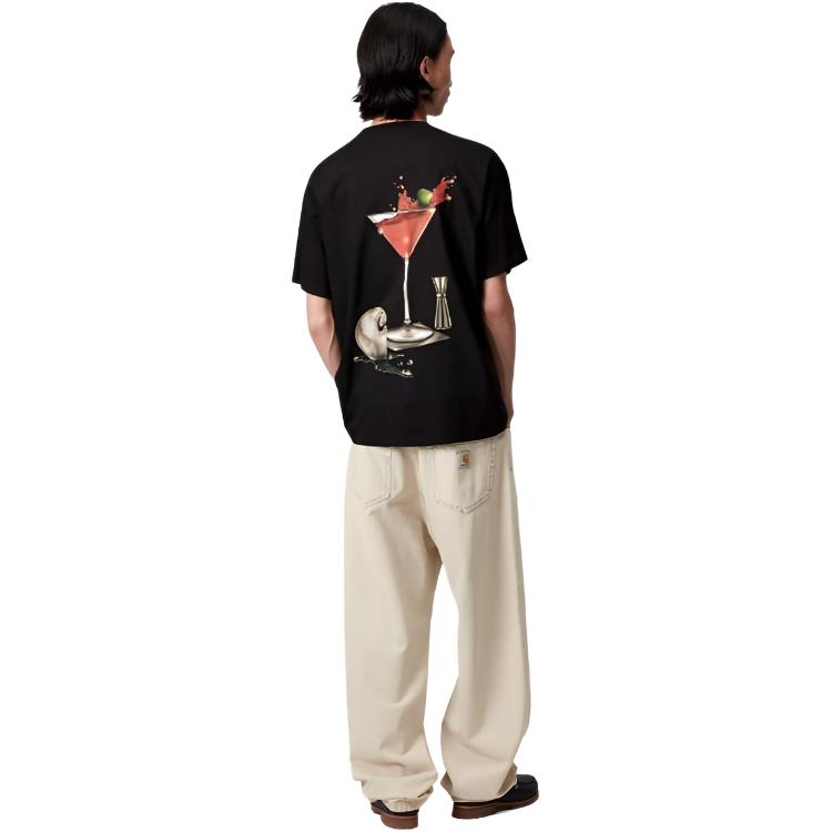 Carhartt WIP Loose Fit Graphic Back Comfortable Simple Crew Neck Short Sleeve T-Shirt Men tops I035208-89-XX