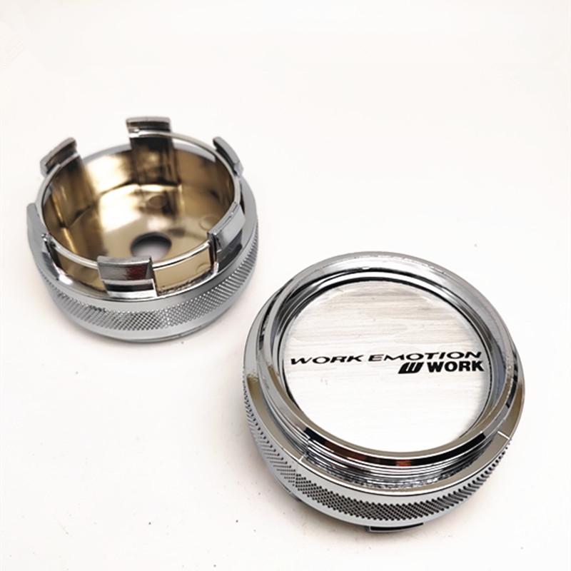 4pcs 62mm 56mm W Work Emotion Wheel Center Caps Hub Cover Car Rims Dust Proof Hubcaps Emblem