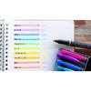 Tombow Pencil Highlighter Fluorescent Coat Twin Type (Strong Nib! Polymer Coated Core) 10 Colors WA-TC10C
