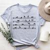 Tee Top Fashion T Shirt Clothing 90s Sweet Lovely Dog Pet Style Trend Casual Short Sleeve Women Print Lady Female Graphic T-shirt