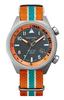 Yuru Watch Orange F Size Watch Made In Japan Official Yuru Model KENTEX Solar Orange Camp Camp