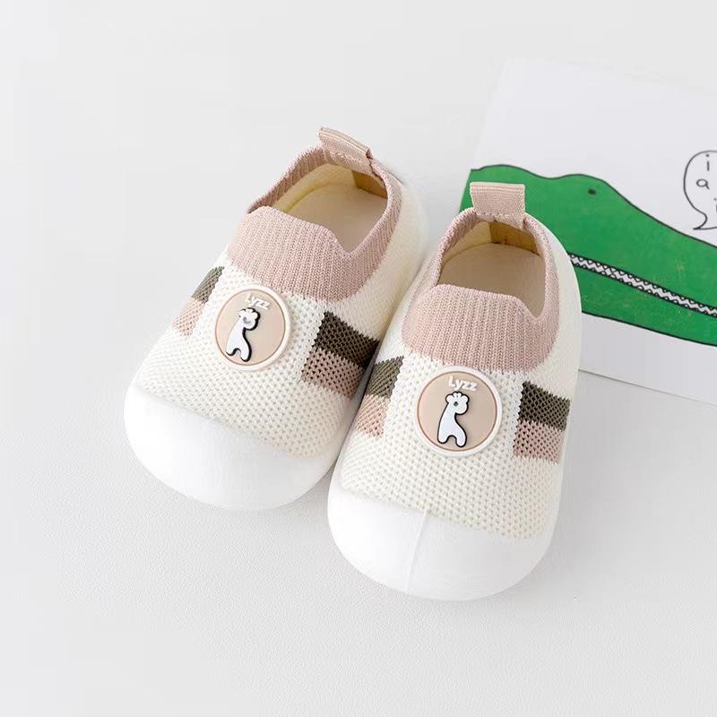 Детская обувь для малышей весна и осень мягкая подошва нескользящая детская обувь сетчатая дышащая анти-пятка детская обувь