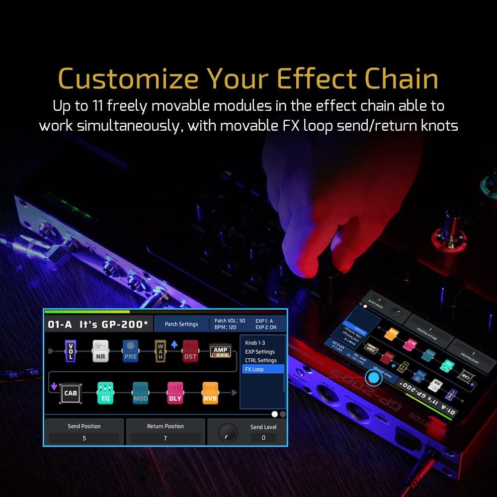 Мультиэффектор Valeton GP-200R (Красная версия)