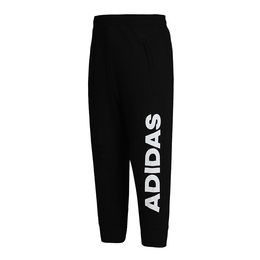 adidas PT 34 KN Длинные эластичные буквы Удобные универсальные повседневные шорты длиной три четверти Мужские шорты черного цвета DM3408