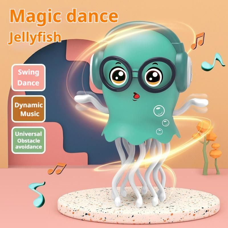 Electronic Dancing Squid Toys Magical Dancing Jellyfish Led Glowing Light Music Funny Dancing Octopu Best Children Festival Gift