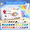 Washable Non-Bleeding Acrylic Markers for Kids - Stackable, Watercolor Pens for Elementary Students