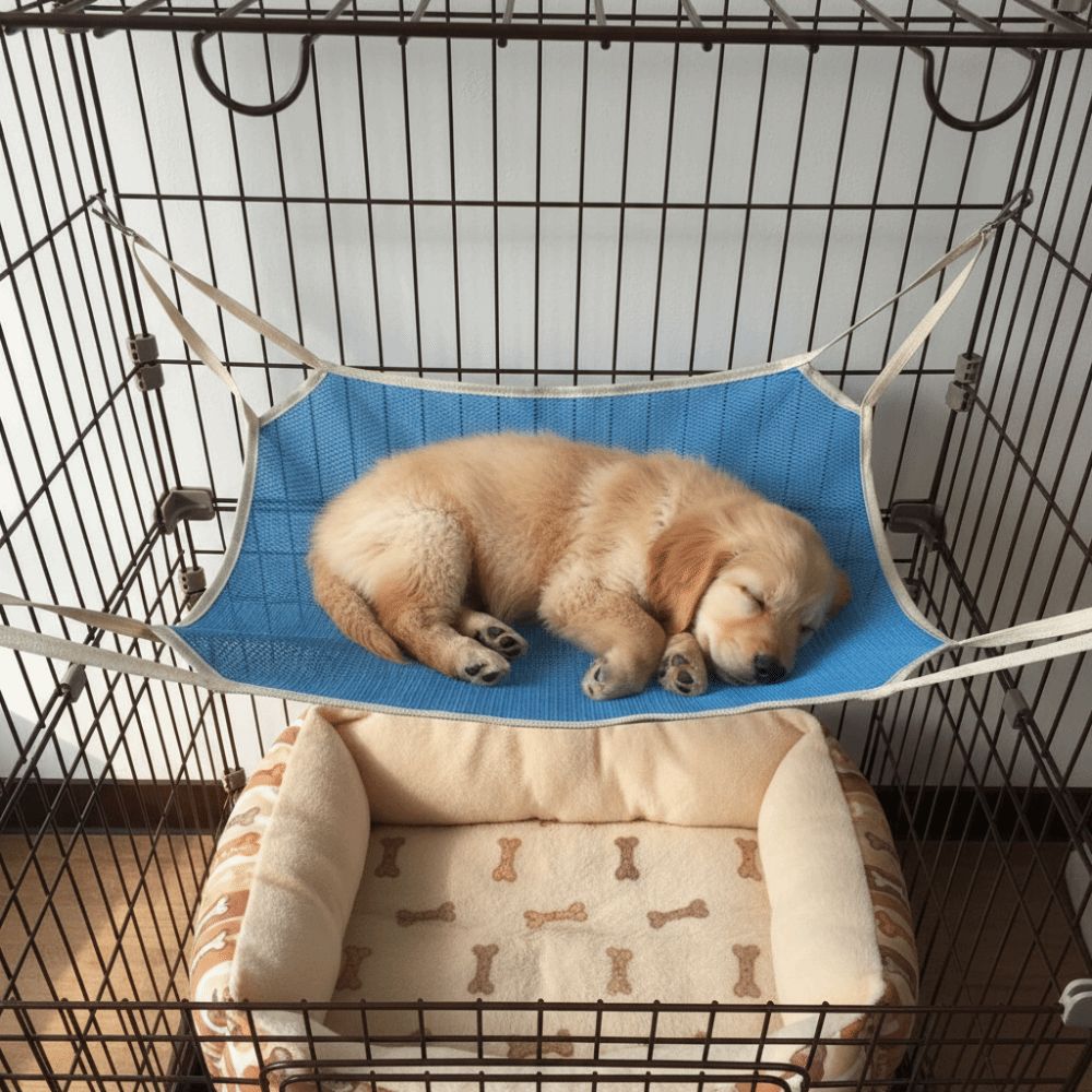 Comfortable Pet Cage Hammock Wear Resistant Hanging Sleeping Bed Cat Hanging Hammock  Indoor