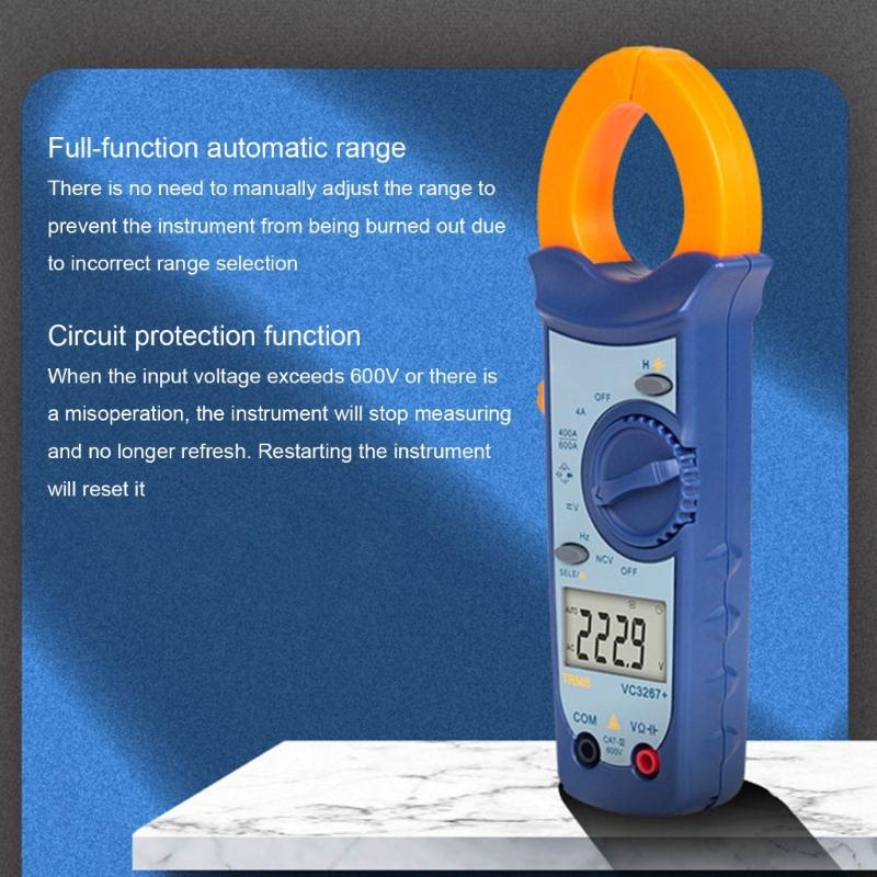 Профессиональный цифровой токоизмерительный мультиметр с функциями измерения напряжения, тока, сопротивления и автоматическим выбором диапазона