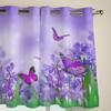 Spring Flower And Butterfly Window Curtain For Living Room Bedroom Decoration Curtains Luxury Kitchen Valance Curtains