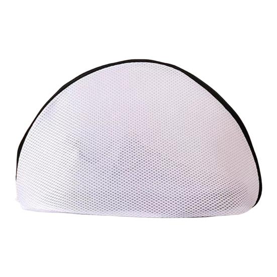 Стирка обуви Сумка на молнии Цилиндрическая форма Двухслойная Прочная сетка Стиральная машина Сеть для стирки обуви