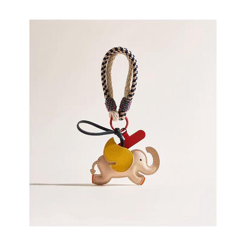 School Bag Backpack Charm Cute and Playful Leather Dumbo Bag Pendant Bag Charm Bag Accessories