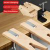 1 набор зажим-подставка с V-образным пазом, тиски для верстака, фиксирующий зажим для верстака, деревянные зажимные приспособления, регулируемый ювелирный зажим