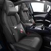 BYD Yuan PLUS Перфорированная кожаная накидка на сиденье автомобиля - Круглогодичная, Полностью закрытая, Чехол для пяти сидений.