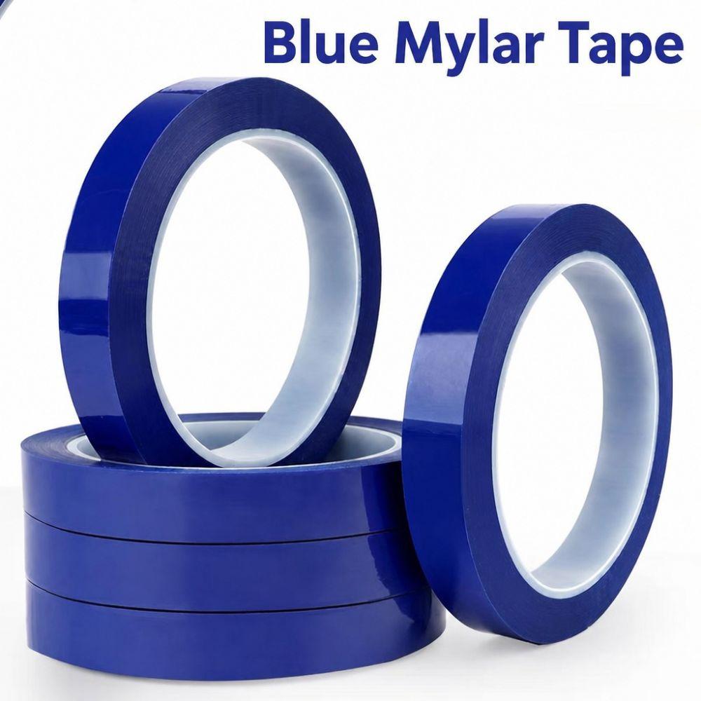 3/5/8/10mm Width Coding Tape 66 Meters Mylar Tape Heat Resist Whiteboard Tape